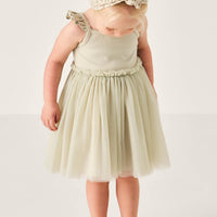 Organic Cotton Headband - Ariella Eggnog Childrens Headband from Jamie Kay Australia