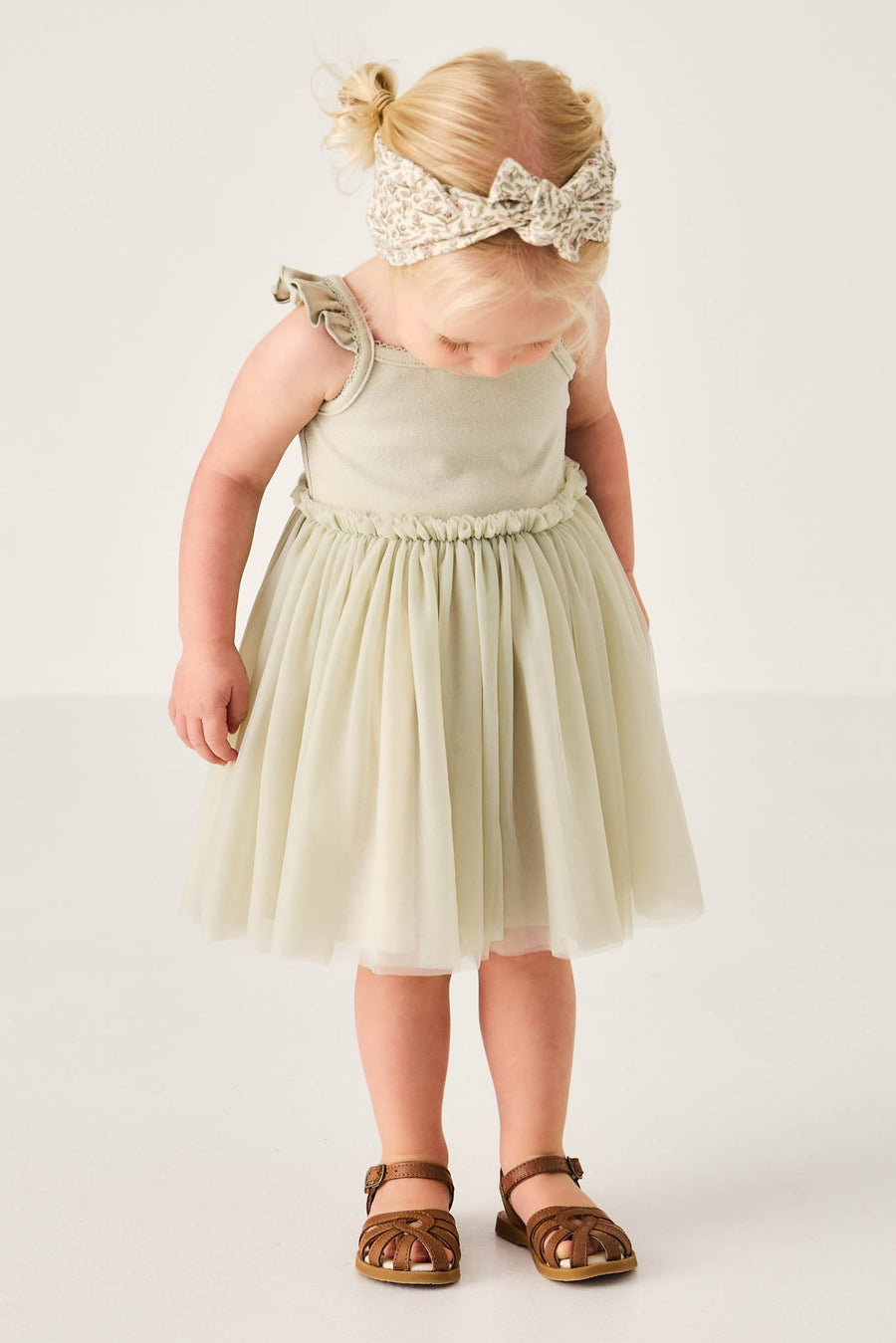 Organic Cotton Headband - Ariella Eggnog Childrens Headband from Jamie Kay Australia