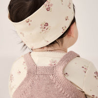 Organic Cotton Headband - Lauren Floral Tofu Childrens Headband from Jamie Kay Australia