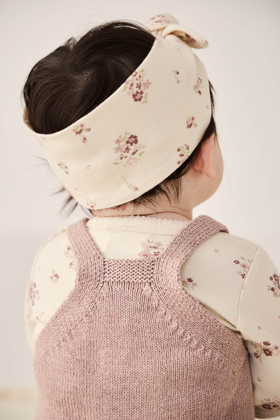 Organic Cotton Headband - Lauren Floral Tofu Childrens Headband from Jamie Kay Australia