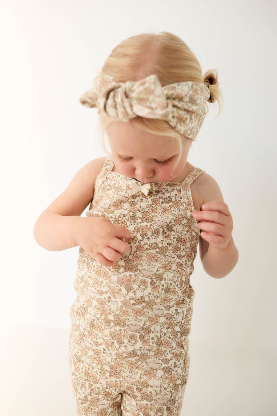 Organic Cotton Singlet - Kitty Chloe Childrens Singlet from Jamie Kay Australia