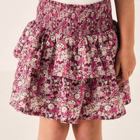 Organic Cotton Samantha Skirt - Garden Print Childrens Skirt from Jamie Kay Australia