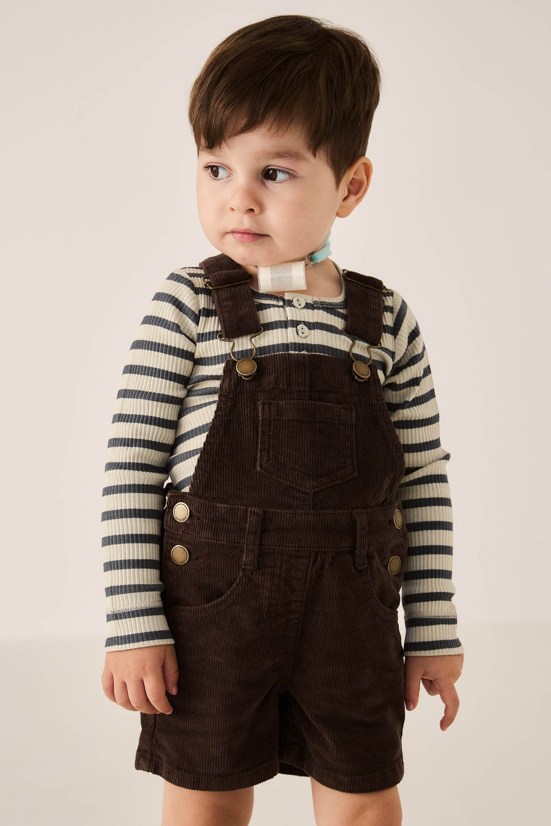 Casey Cord Short Overall - Bear Childrens Overall from Jamie Kay Australia