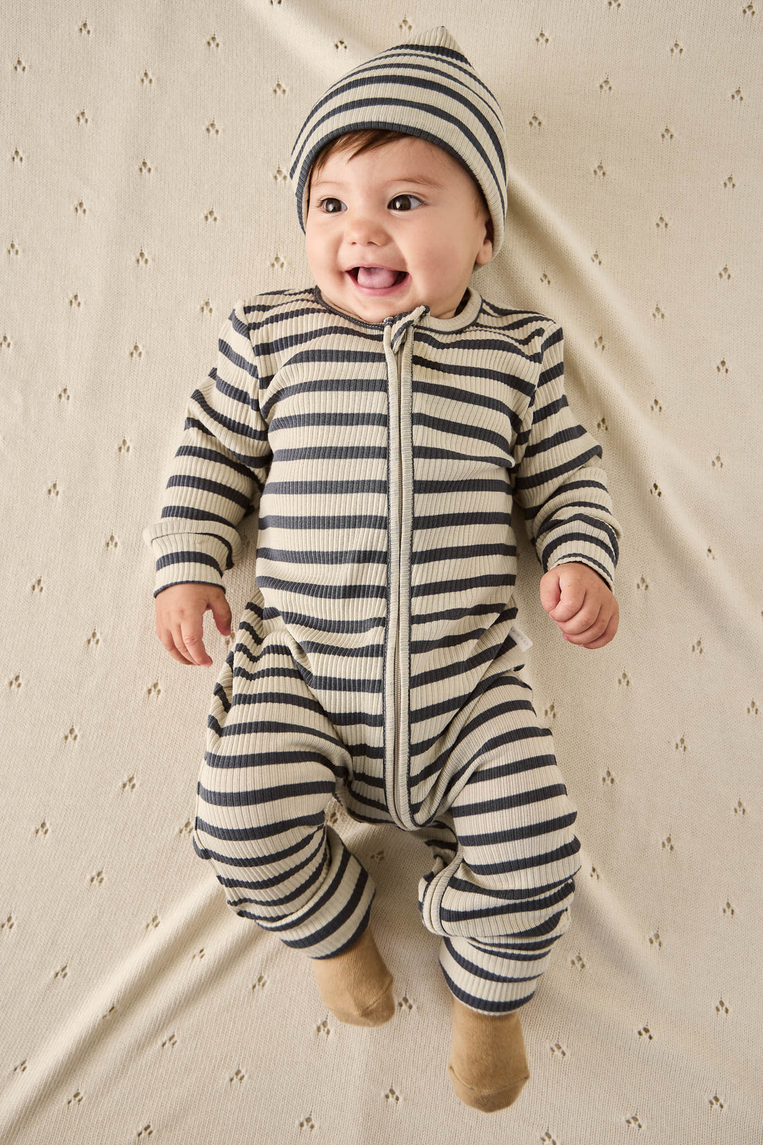 Organic Cotton Modal Gracelyn Onepiece - Cassava/Arctic Childrens Onepiece from Jamie Kay Australia