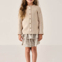 Clara Cardigan - Oatmeal Marle Childrens Cardigan from Jamie Kay Australia