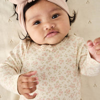 Pima Cotton Lilian Headband - Dusky Rose Childrens Headband from Jamie Kay Australia