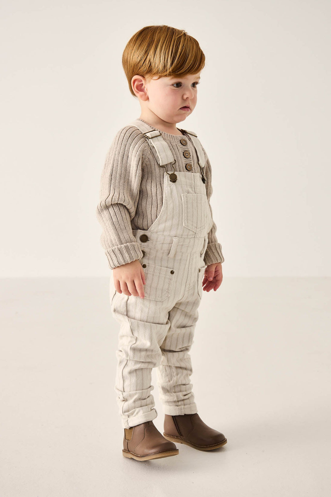 Arlo Overall - Cassava/Soft Clay Childrens Overall from Jamie Kay Australia