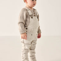 Arlo Overall - Cassava/Soft Clay Childrens Overall from Jamie Kay Australia