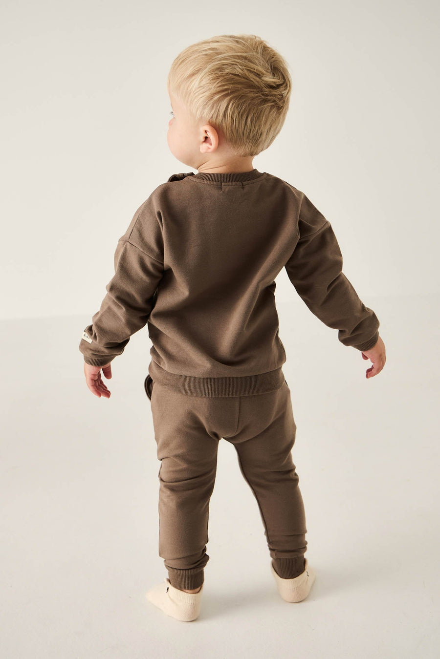 Organic Cotton Damien Sweatshirt - Bear Childrens Sweatshirt from Jamie Kay Australia