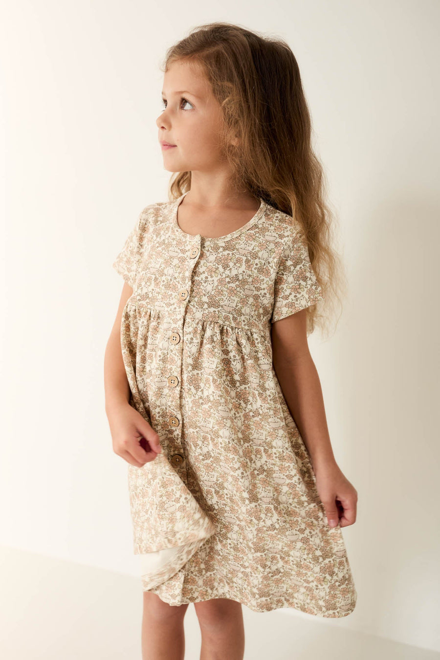 Organic Cotton Lola Dress - Kitty Chloe Childrens Dress from Jamie Kay Australia