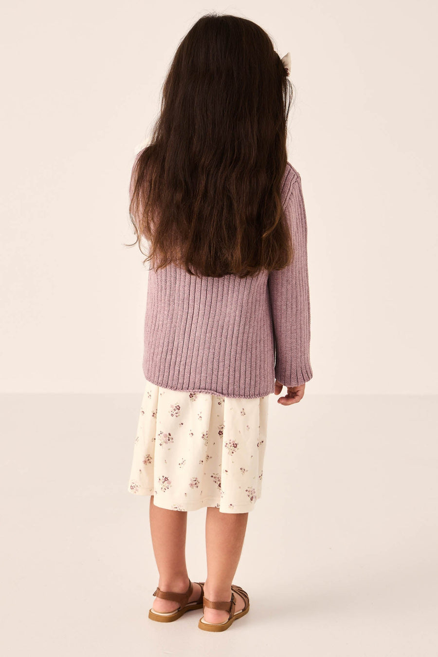 Clara Cardigan - Dreamy Pink Marle Childrens Cardigan from Jamie Kay Australia