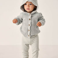 OG Bear Knit - Ocean Spray Fleck Childrens Cardigan from Jamie Kay Australia