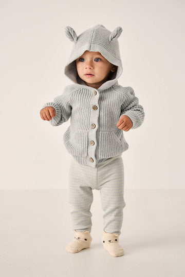 OG Bear Knit - Ocean Spray Fleck Childrens Cardigan from Jamie Kay Australia