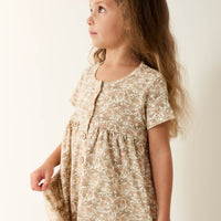 Organic Cotton Lola Dress - Kitty Chloe Childrens Dress from Jamie Kay Australia