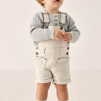 Casey Short Overall - Cassava/Soft Clay Childrens Overall from Jamie Kay Australia