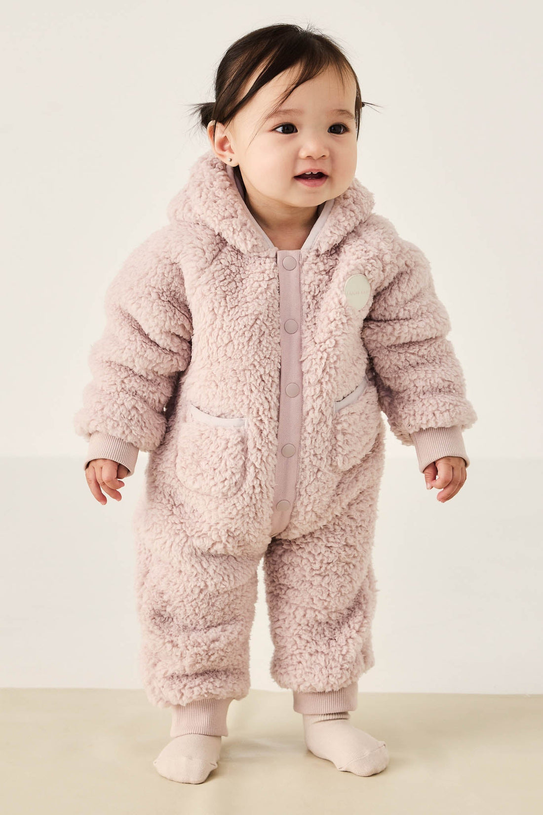 Sherpa Lenny Onepiece - Violet Tint Childrens Onepiece from Jamie Kay Australia