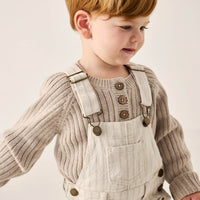 Arlo Overall - Cassava/Soft Clay Childrens Overall from Jamie Kay Australia