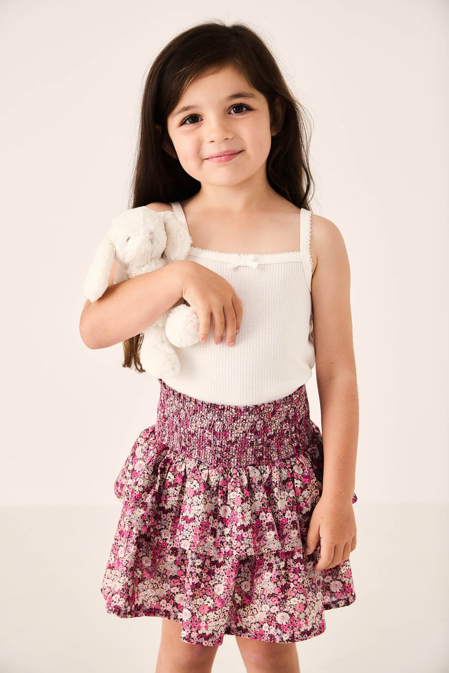 Organic Cotton Samantha Skirt - Garden Print Childrens Skirt from Jamie Kay Australia