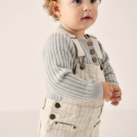 Casey Short Overall - Cassava/Soft Clay Childrens Overall from Jamie Kay Australia