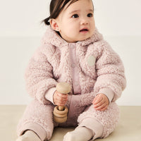 Sherpa Lenny Onepiece - Violet Tint Childrens Onepiece from Jamie Kay Australia