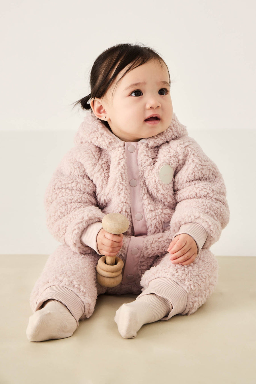 Sherpa Lenny Onepiece - Violet Tint Childrens Onepiece from Jamie Kay Australia