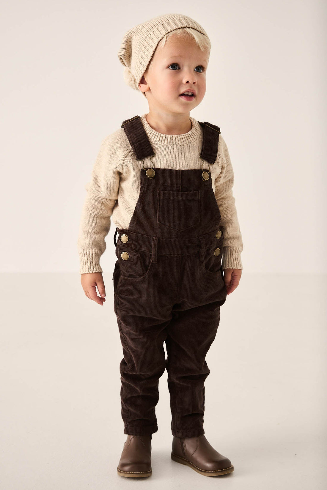 Ethan Jumper - Oatmeal Marle Leopard Childrens Jumper from Jamie Kay Australia