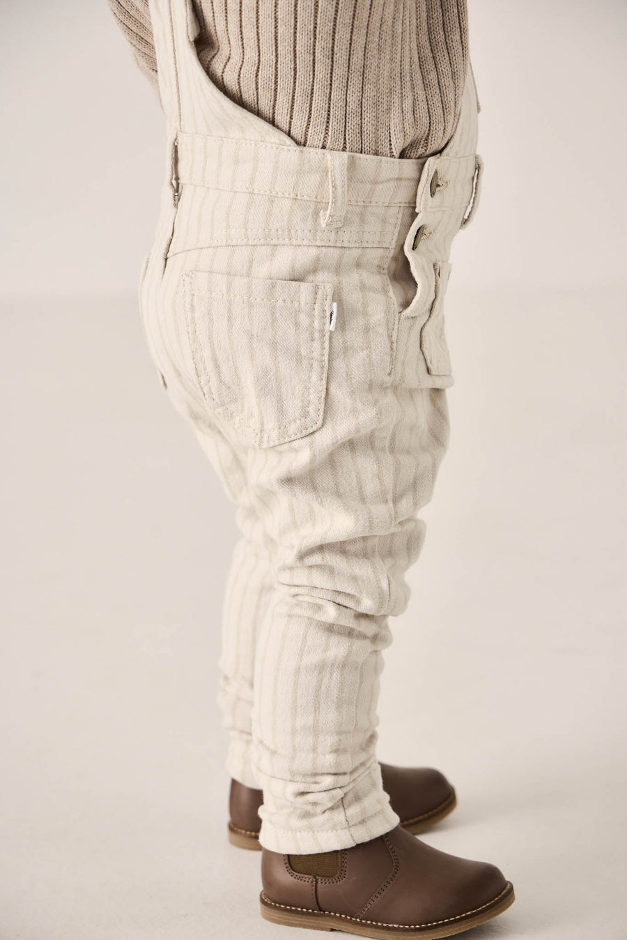 Arlo Overall - Cassava/Soft Clay Childrens Overall from Jamie Kay Australia