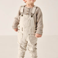 Arlo Overall - Cassava/Soft Clay Childrens Overall from Jamie Kay Australia