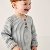 Xander Jumper - Ocean Spray Marle Childrens Jumper from Jamie Kay Australia