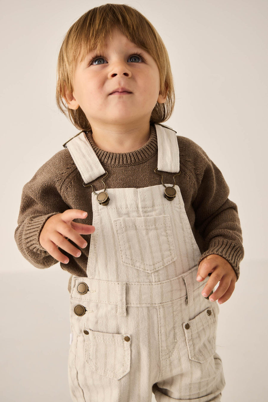 Arlo Overall - Cassava/Soft Clay Childrens Overall from Jamie Kay Australia