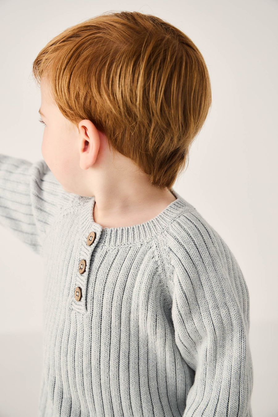 Xander Jumper - Ocean Spray Marle Childrens Jumper from Jamie Kay Australia