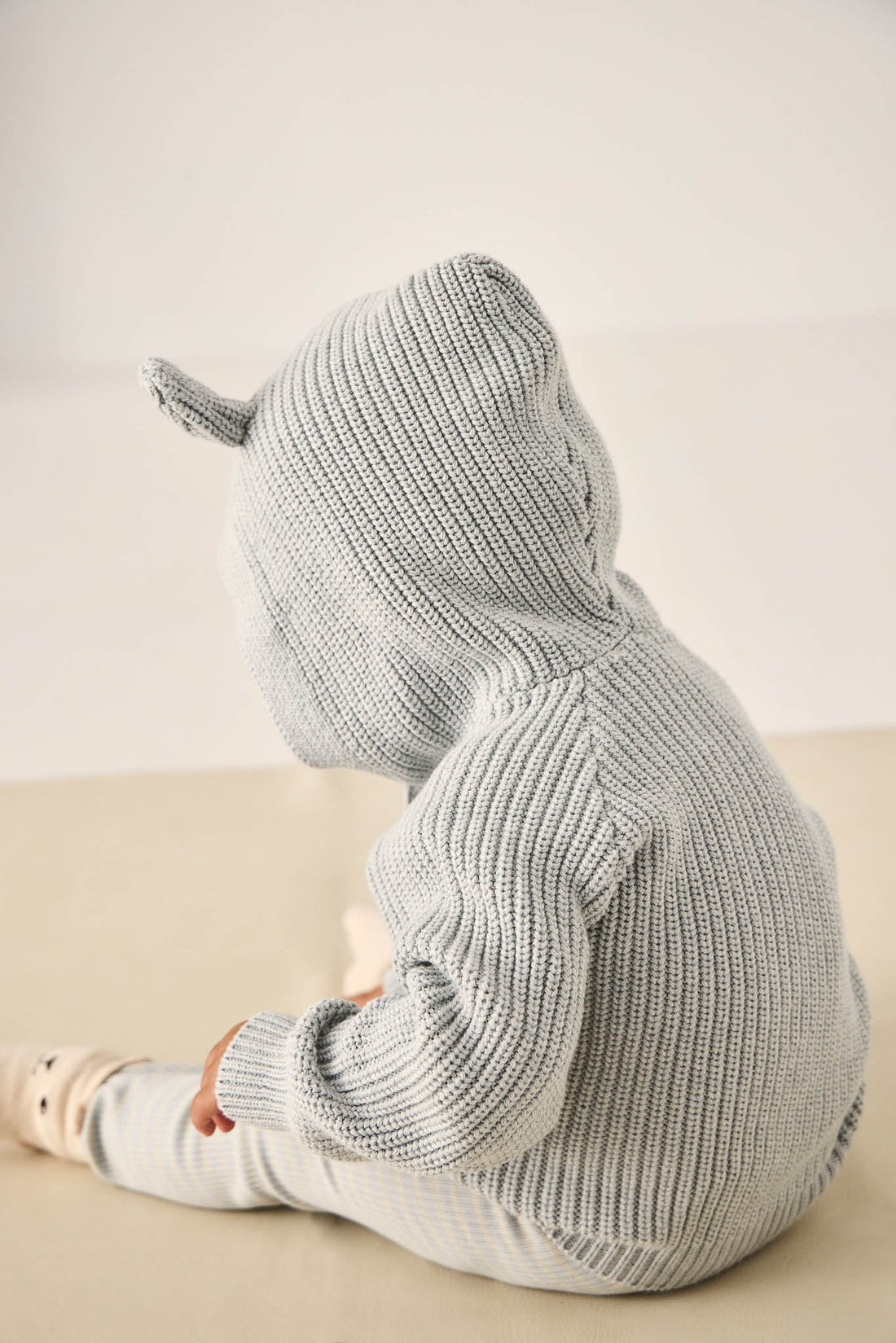 OG Bear Knit - Ocean Spray Fleck Childrens Cardigan from Jamie Kay Australia