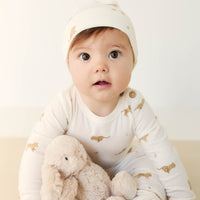 Organic Cotton Fernley Bodysuit - Lenny Leopard Cloud Childrens Bodysuit from Jamie Kay Australia