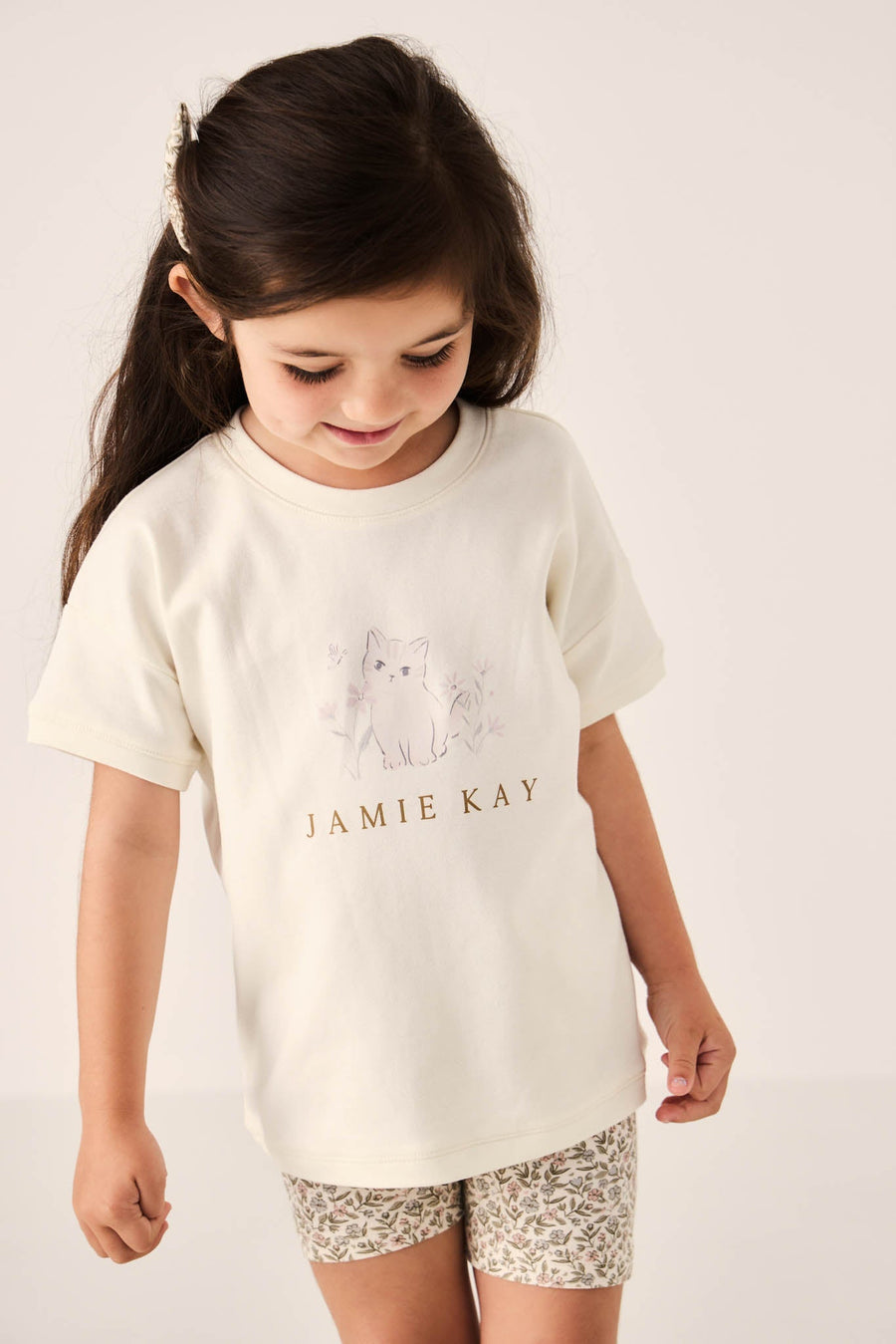 Pima Cotton Mimi Top - Kitty Parchment Childrens Top from Jamie Kay Australia