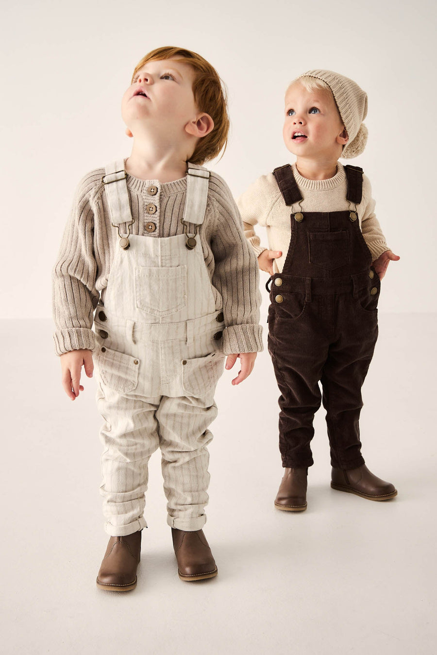 Arlo Overall - Cassava/Soft Clay Childrens Overall from Jamie Kay Australia