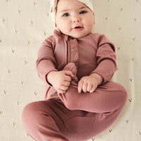 Pima Cotton Melanie Onepiece - Vintage Rose Childrens Onepiece from Jamie Kay Australia