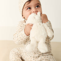 Organic Cotton Reese Zip Onepiece - Blueberry Ditsy Childrens Onepiece from Jamie Kay Australia