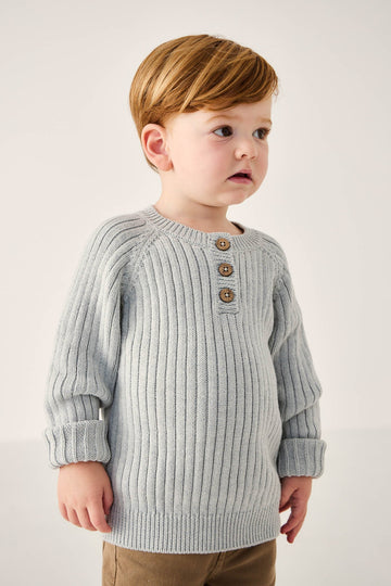 Xander Jumper - Ocean Spray Marle Childrens Jumper from Jamie Kay Australia