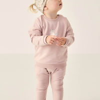 Organic Cotton Bobbie Sweatshirt - Kitty Shell Childrens Sweatshirt from Jamie Kay Australia