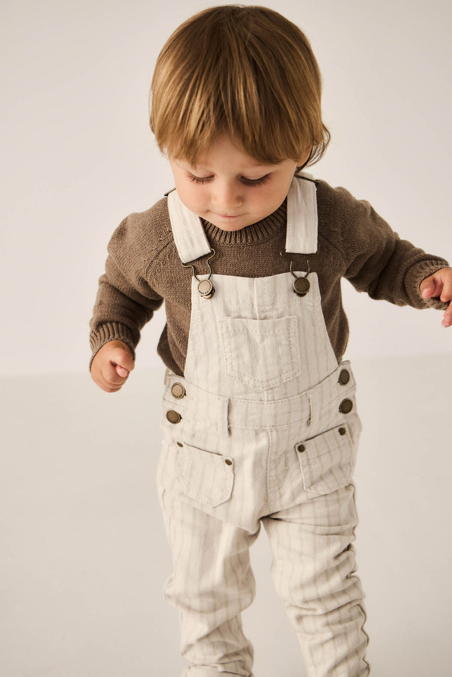 Arlo Overall - Cassava/Soft Clay Childrens Overall from Jamie Kay Australia