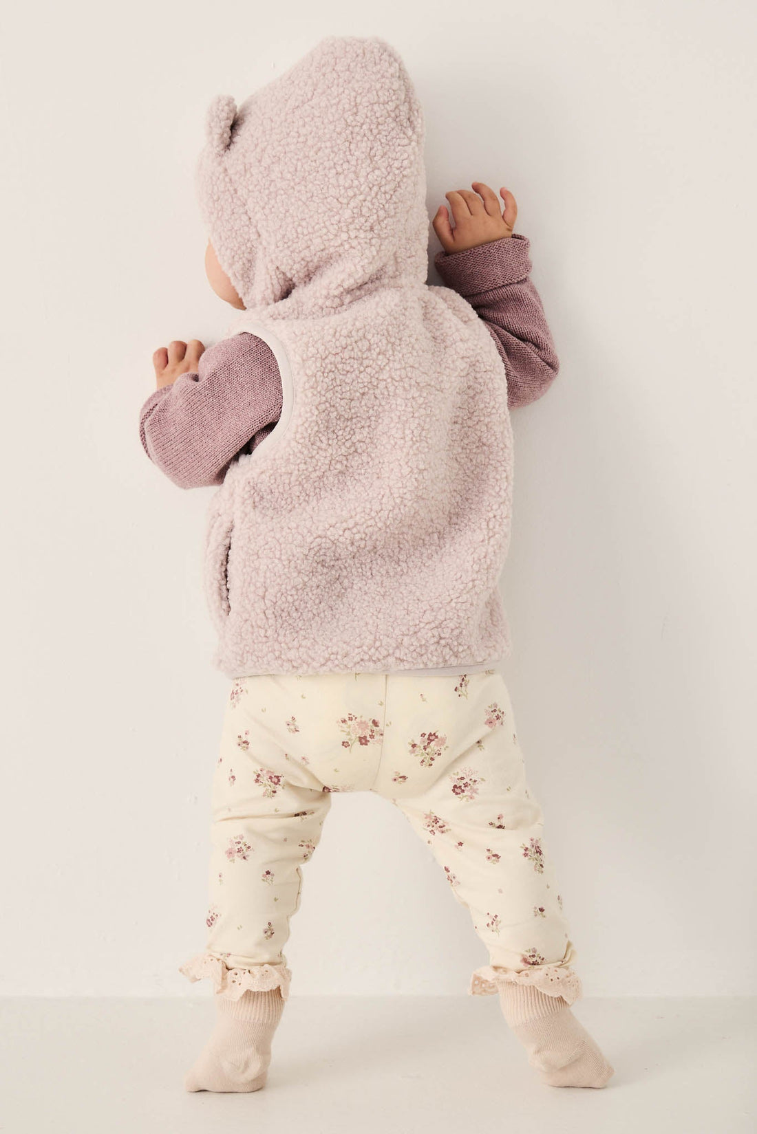 Organic Cotton Everyday Legging - Lauren Floral Tofu Childrens Legging from Jamie Kay Australia