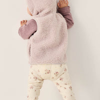 Organic Cotton Everyday Legging - Lauren Floral Tofu Childrens Legging from Jamie Kay Australia