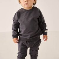 Organic Cotton Morgan Track Pant - Arctic Childrens Pant from Jamie Kay Australia