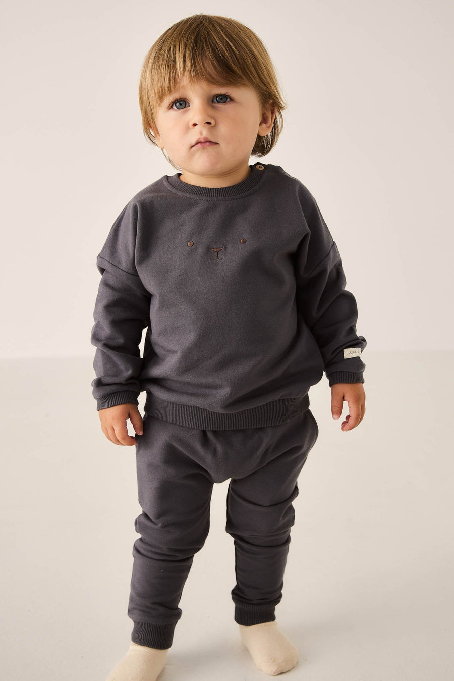 Organic Cotton Morgan Track Pant - Arctic Childrens Pant from Jamie Kay Australia