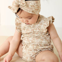 Organic Cotton Maddie Singlet Bodysuit - Kitty Chloe Childrens Bodysuit from Jamie Kay Australia