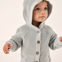 OG Bear Knit - Ocean Spray Fleck Childrens Cardigan from Jamie Kay Australia