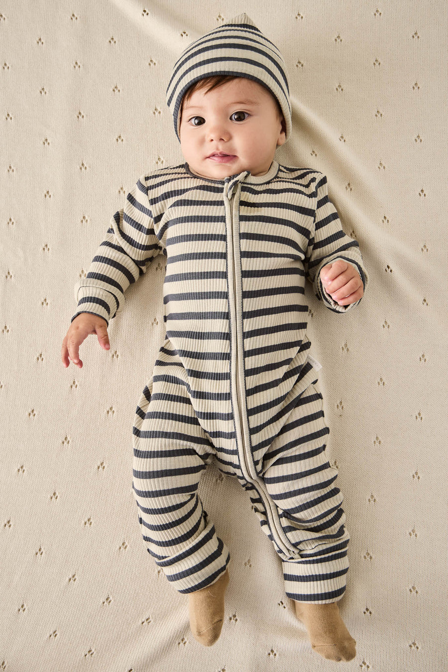 Organic Cotton Modal Gracelyn Onepiece - Cassava/Arctic Childrens Onepiece from Jamie Kay Australia