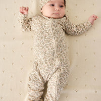 Organic Cotton Frankie Onepiece - Ariella Eggnog Childrens Onepiece from Jamie Kay Australia