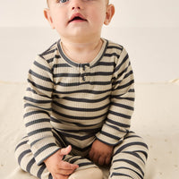 Organic Cotton Modal Everyday Legging - Cassava/Arctic Childrens Legging from Jamie Kay Australia