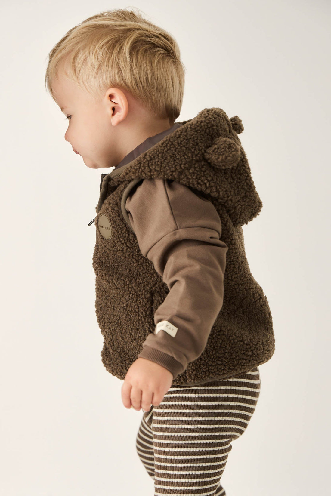 Organic Cotton Damien Sweatshirt - Bear Childrens Sweatshirt from Jamie Kay Australia